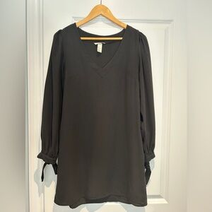 H&M Black long sleeve Dress
